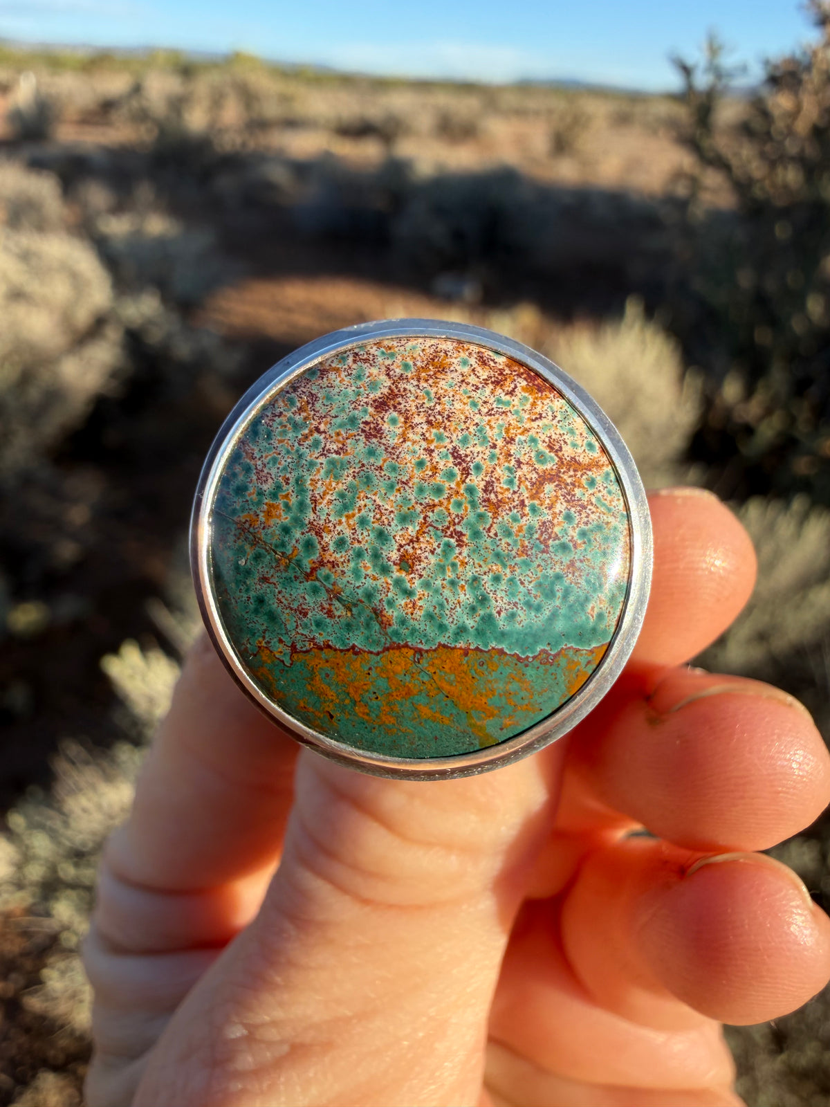 Morning Dew Jasper Ring